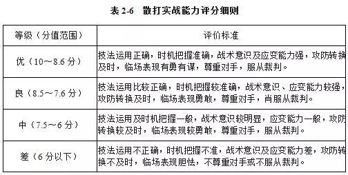 武术比赛评分标准详解与概述